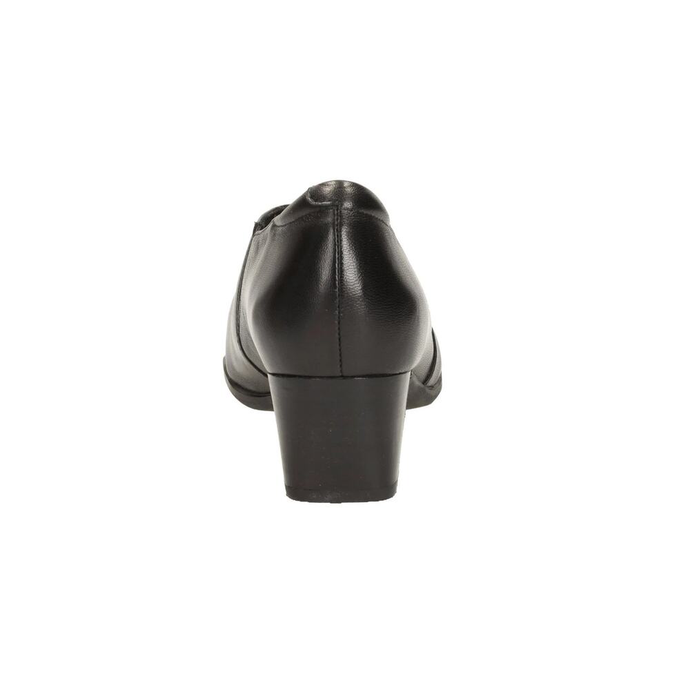 CLARKS WOMEN'S ROSALYN ADELE BLACK LEATHER - Picture 4 of 7
